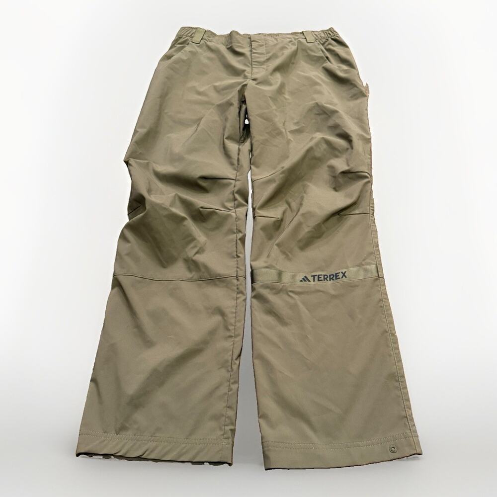 Adidas Terrex Mens Olive Green Slim Fit Outdoor Travel Hiking Pants Size 38